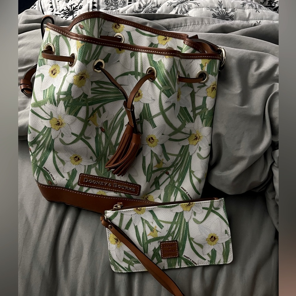 Dooney & Bourke shoulder bag and wristlet
